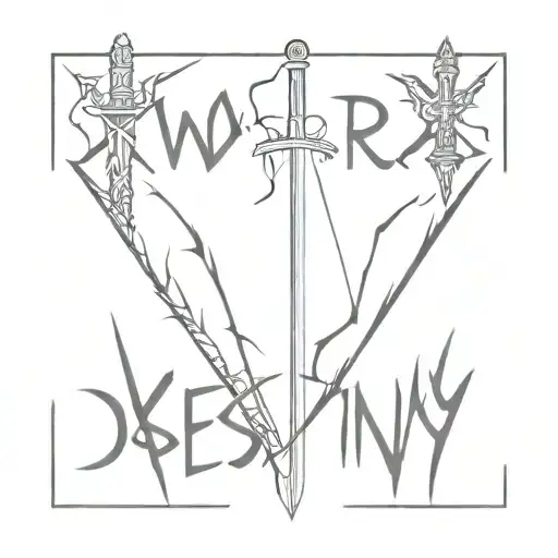 Sword Destiny Word Written