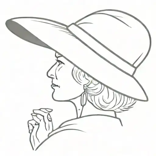 Grandma With Hat