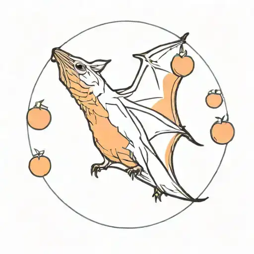 Orange Fruit Bat Fire