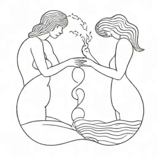 Symbolizing 3 Friends That Love Each Other And The Sea