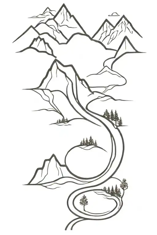 Winding Mountain Road