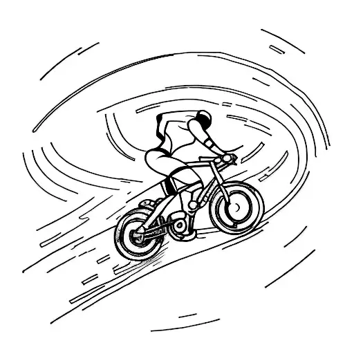 Design A Tattoo Showcasing A Sprinter Crossing The Finish Line With A Burst Of Speed Lines