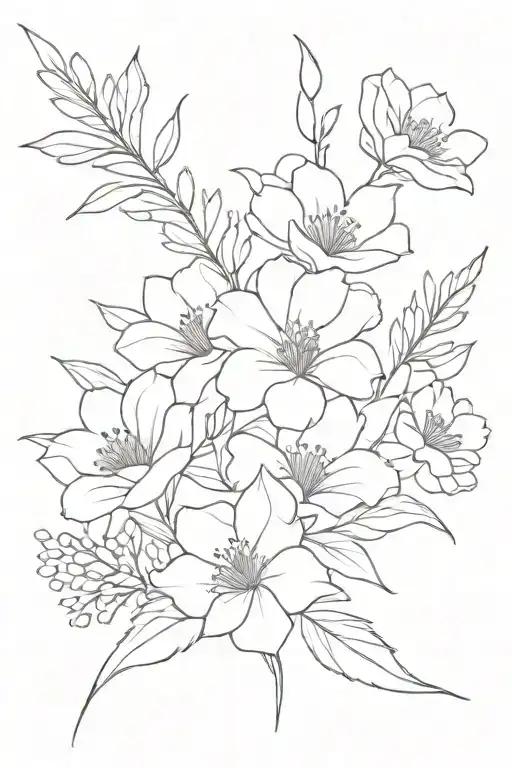 Birth Flower Bouquet