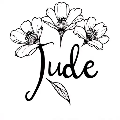 Feb Birth Flowers With The Name Jude