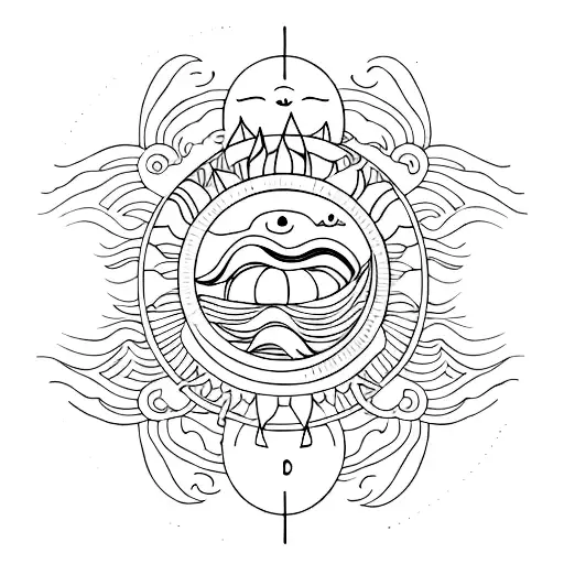 Sun And Moon Coalesce