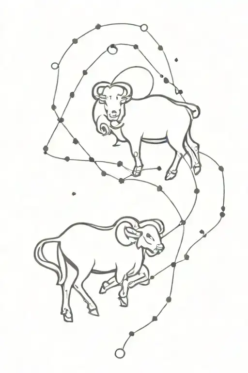 Aries And Leo Constellation