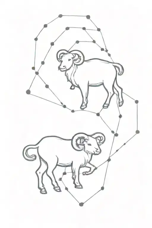 Aries And Leo Constellation Map
