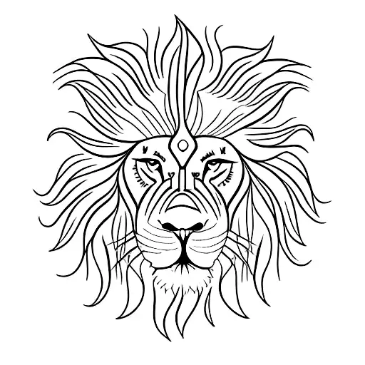 Lion In The Middle Of Sun's Soul