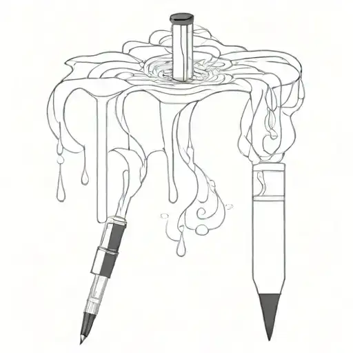 Outdoor Water Fountain Pen That Turns