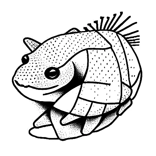 Armored Mexican Axolotl