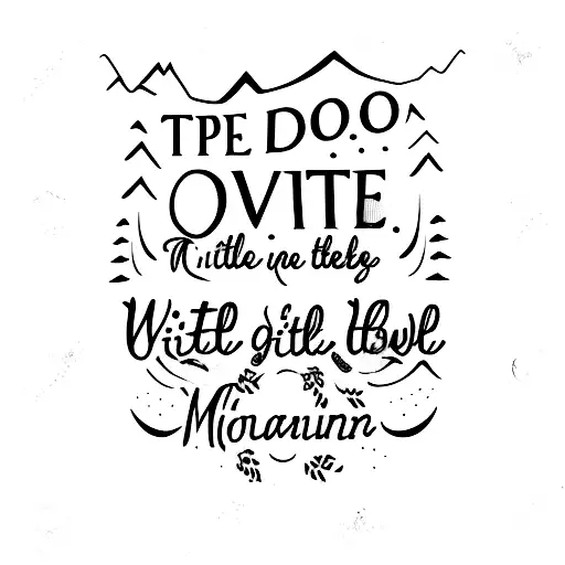 Mountain With Bible Verse