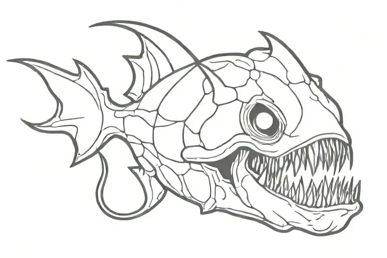 Anglerfish Skull