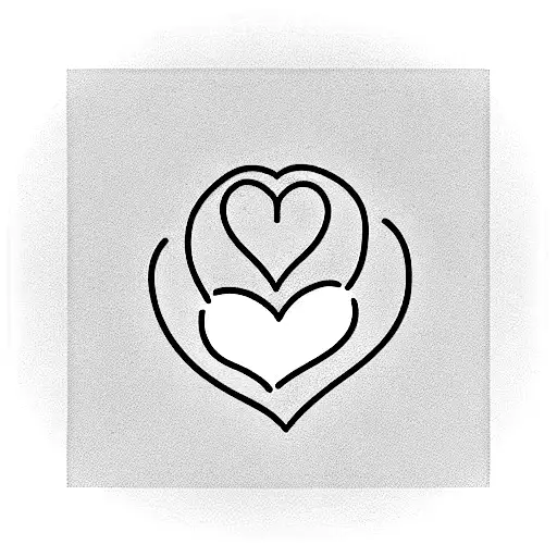 Dagger Piercing Two Hearts