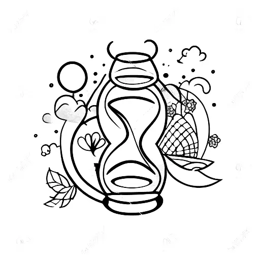 Hourglass Mixed With A Smile