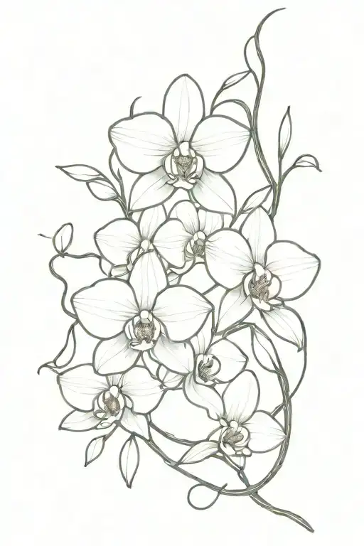 Orchid And Vines Wrapping