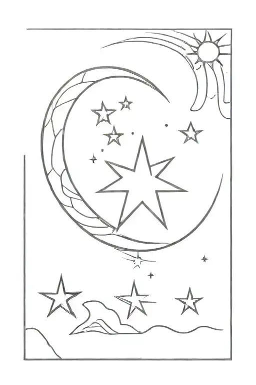 The Sun Completes The Moon And The Star Protects Them