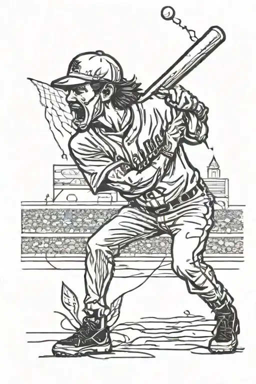 Vampire At A Baseball Game