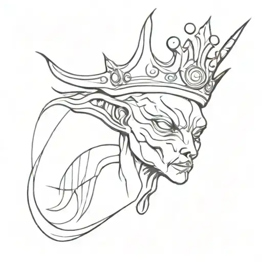 Make Simple Alien With Crown