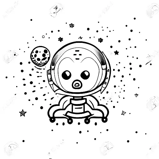 Cute Alien Superstar Only The Head