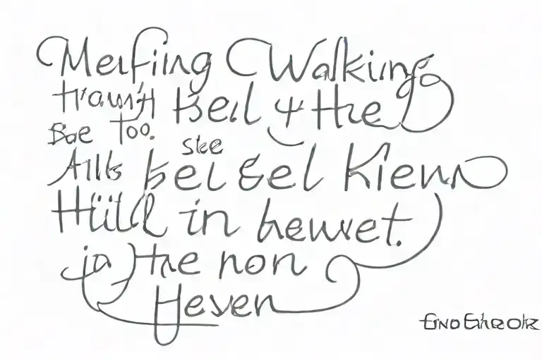 Meaningful Quote About Walking Through Hell To See Someone In Heaven