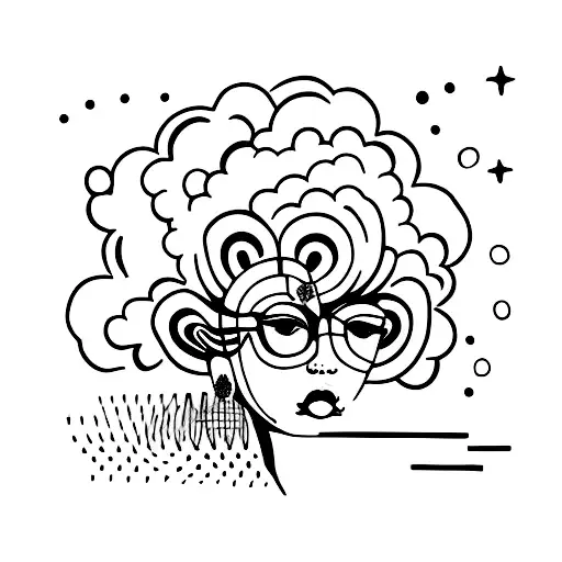 Black Girl With Afro