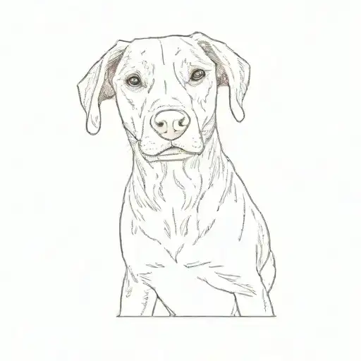 A Brown And White Dog