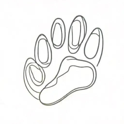 Cat Paw Print