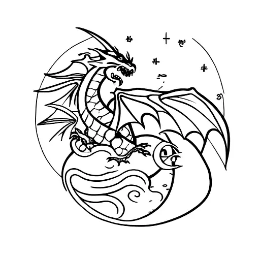 Dragon Eating The Moon