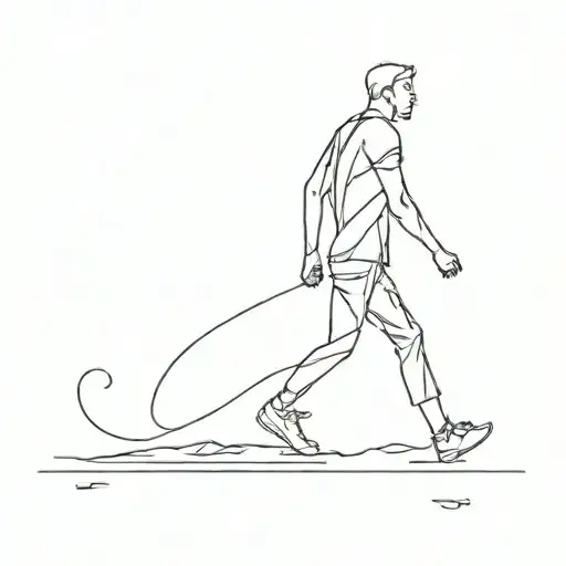 Ignorant Guy Walking