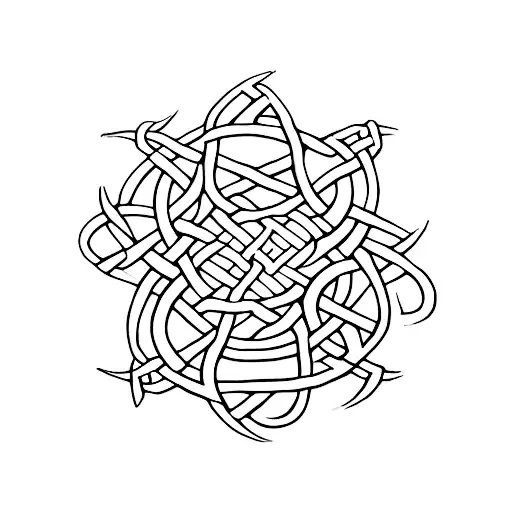 Celtic Knot And Cross