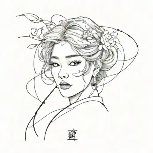 Bts Inspired Korean Tattoo Design