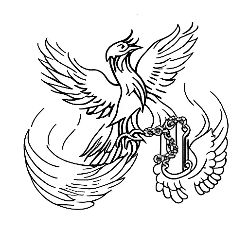 Phoenix Carrying Catholic Rosary