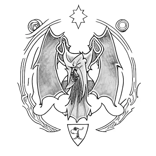 A Minimalist Tattoo With The Fellowship Of The Ring