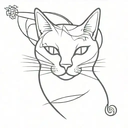 Scotland Silver Cat Curled