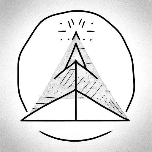 Nordic Triangles With A Birch Tree