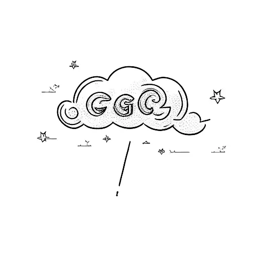 A Cloud With The Word Ggel Written On It