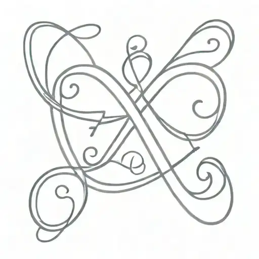 Infinity Sign With Music Signs With Name Scottie