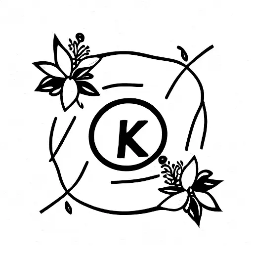 Flower With The Word Ok