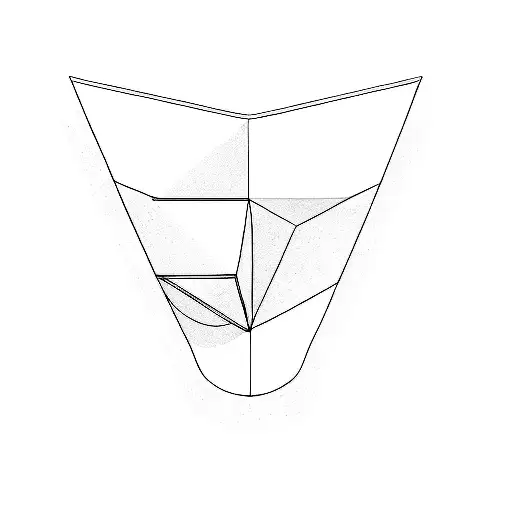 A Triangle In Black And White