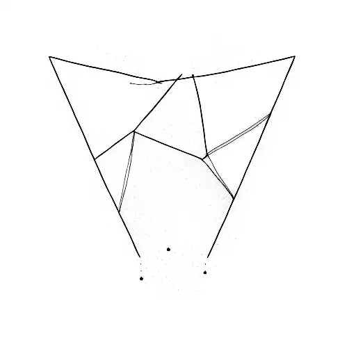 A Triangle In Black And White