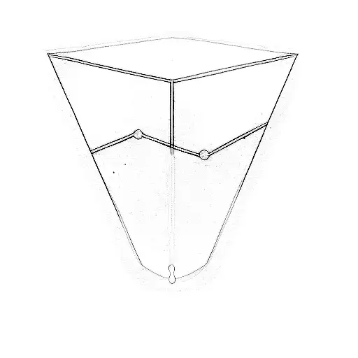 A Triangle In Black And White