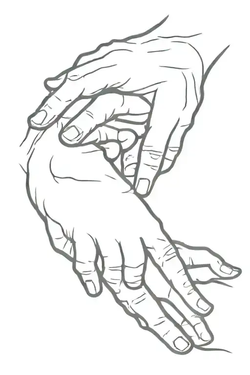 Memorial Tattoo For My Brother Hold The Hand