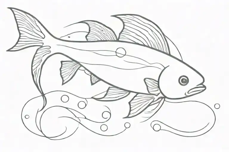 Fish Swimming Gracefully