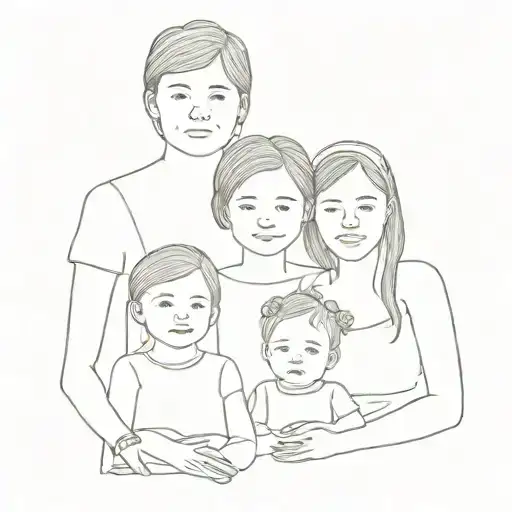 Family Portrait 2 Daughters