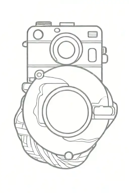 Camera Lens Surrounded