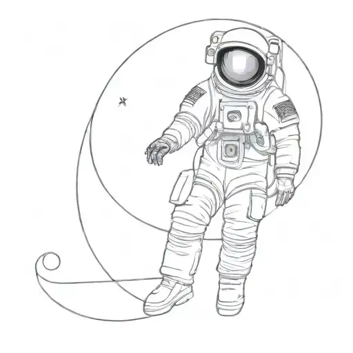 Astronaut With Hidden Name David