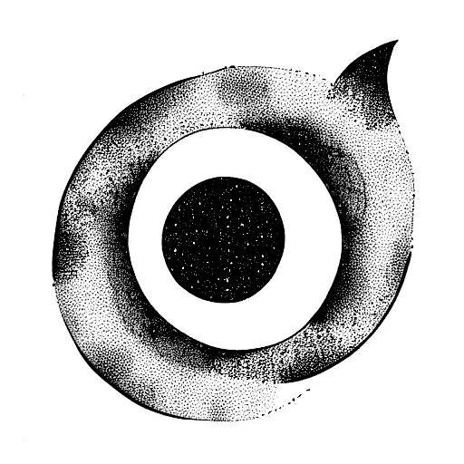 Crescent Moon Made Of Flowers