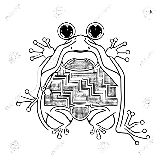 A Computer Circuit Board Shaped Like A Frog