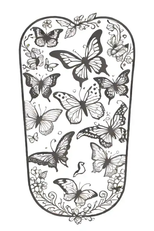 Butteflies And Birds