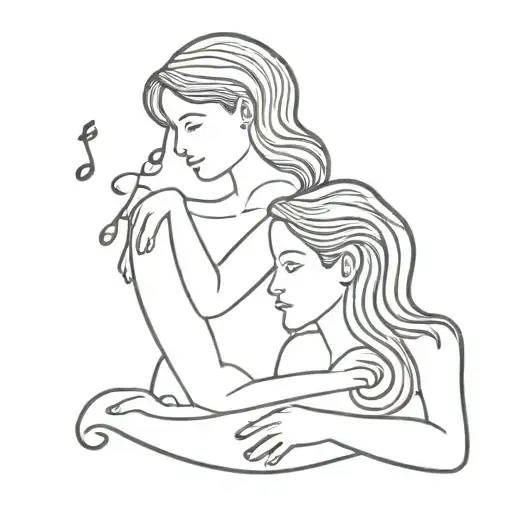 Mother Daughter Music Themed